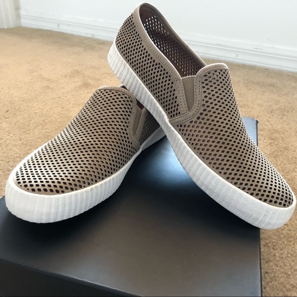 New [Frye] Camille perforated slip on sneakers - Picture 2 of 8